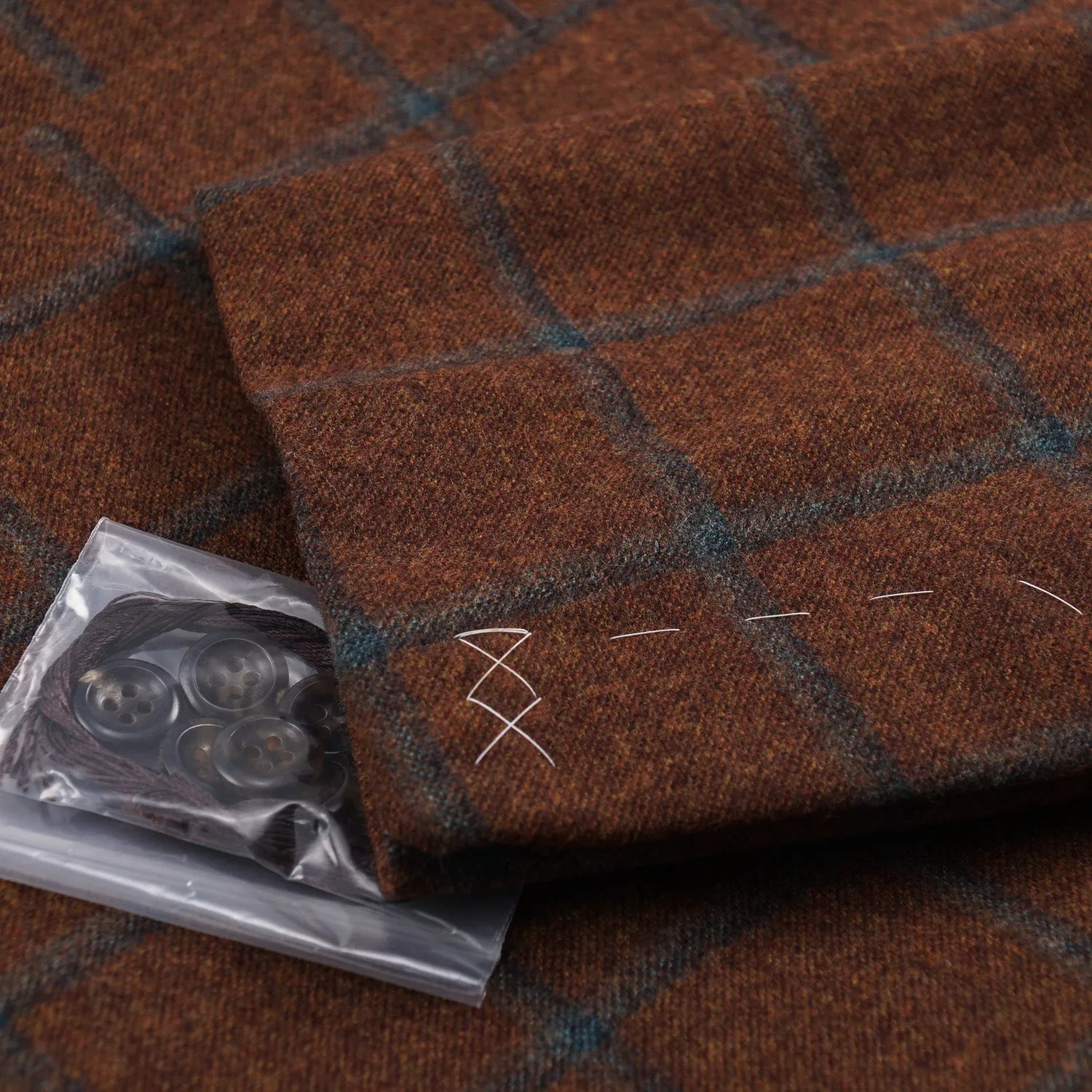 Oxxford Flannel Wool and Cashmere Sport Coat