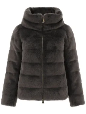 PI001935D Faux fur jacket