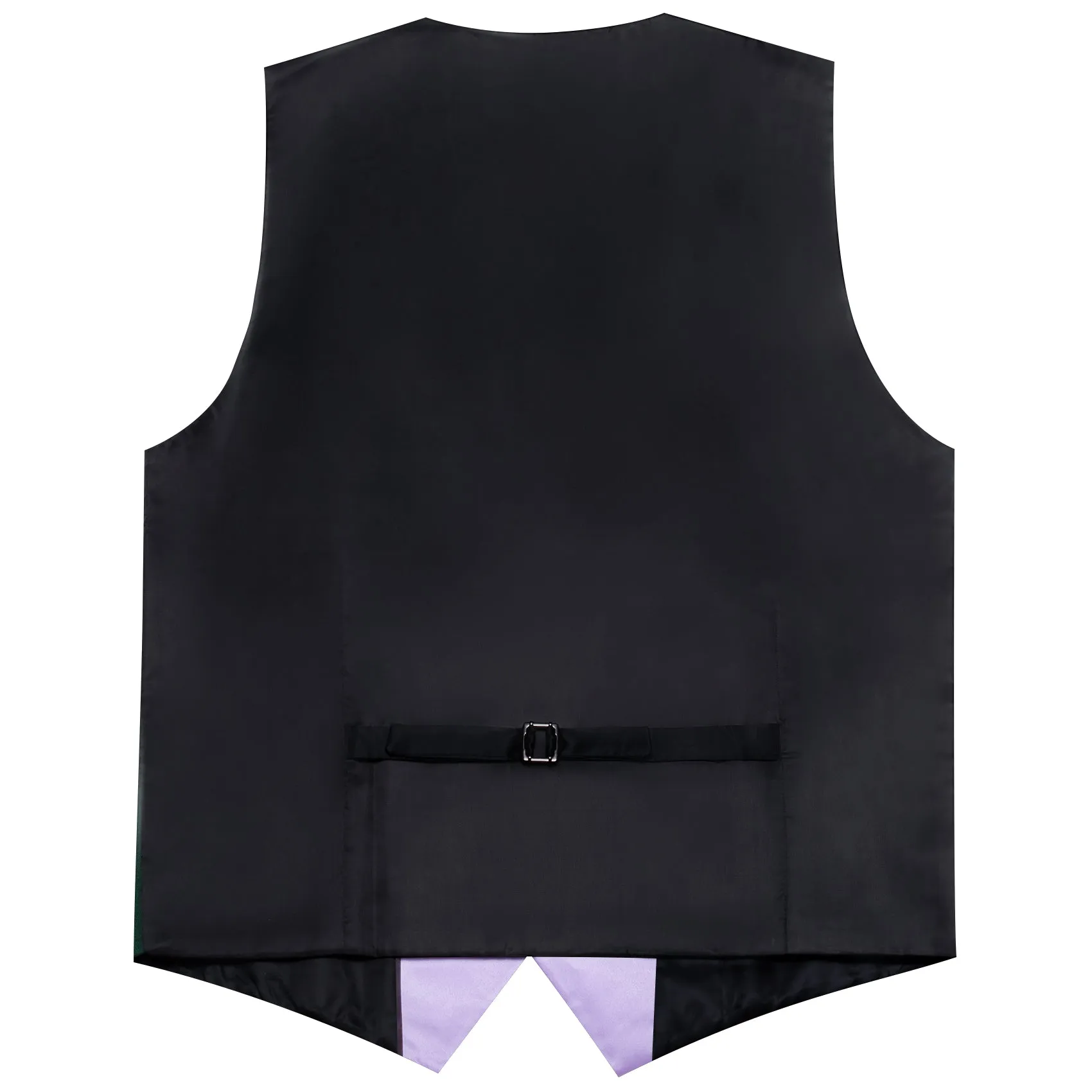 Plum Solid Jacquard Men's Collar Vest