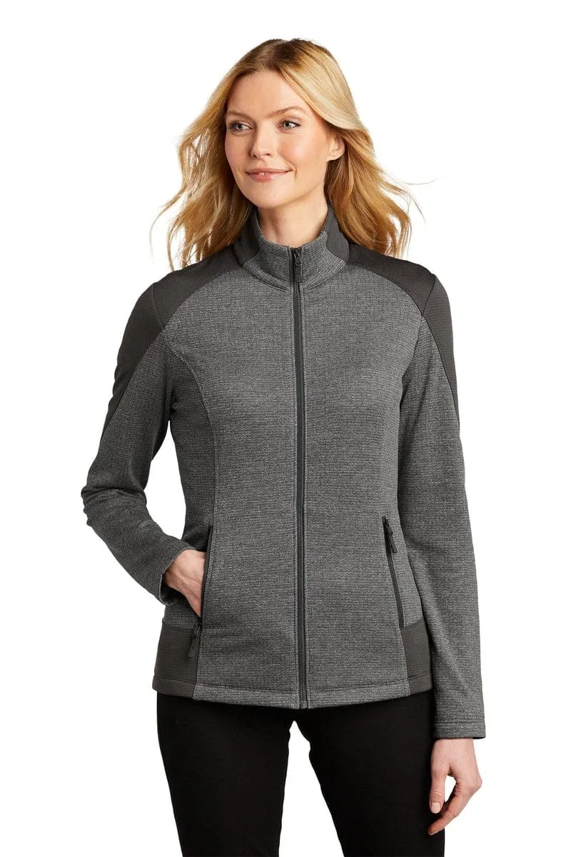 Port Authority  ®  Ladies Grid Fleece Jacket. L239