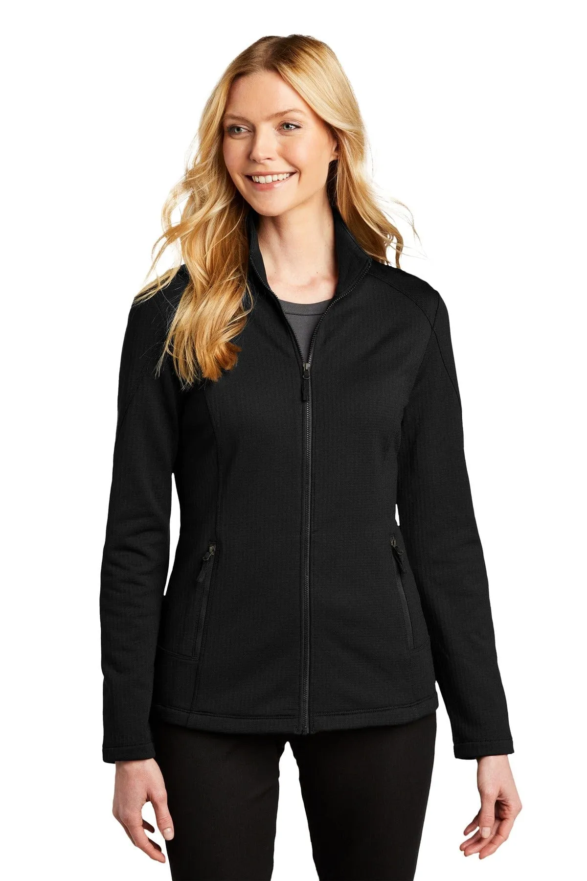 Port Authority  ®  Ladies Grid Fleece Jacket. L239