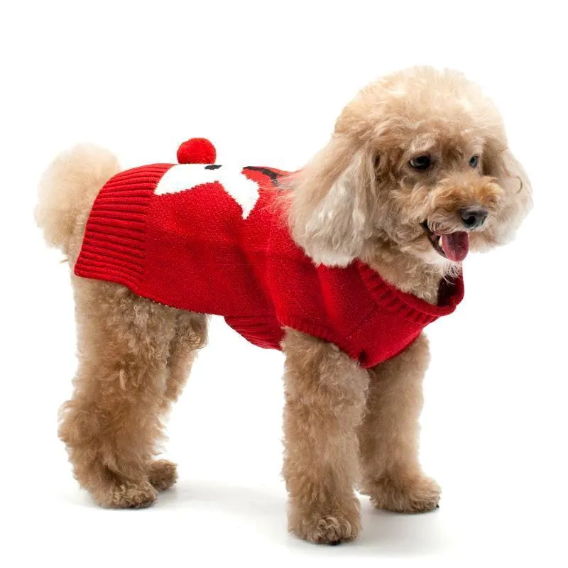 Red Nose Reindeer Dog Sweater