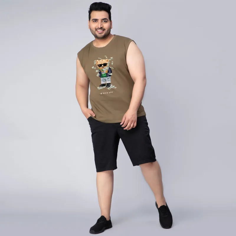 Rich Boy Bear Sleeveless Vest