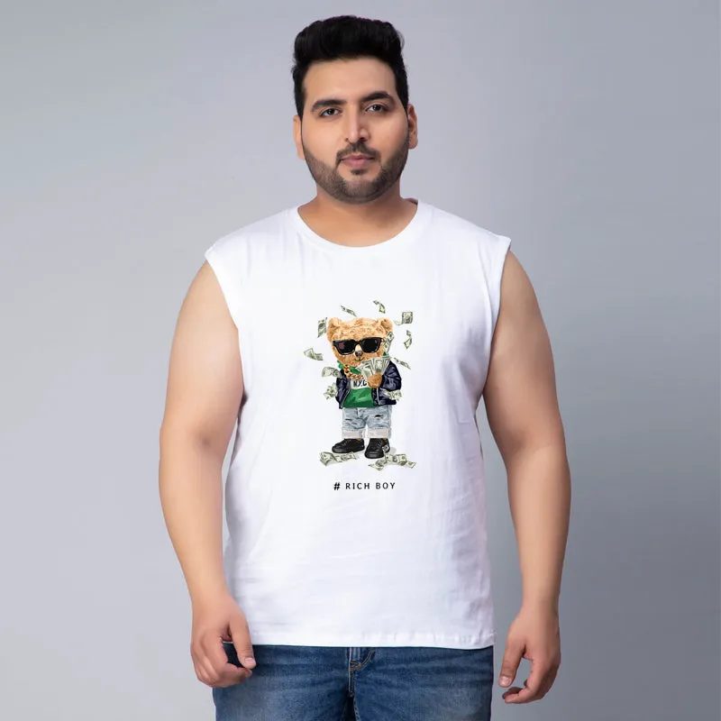 Rich Boy Bear Sleeveless Vest