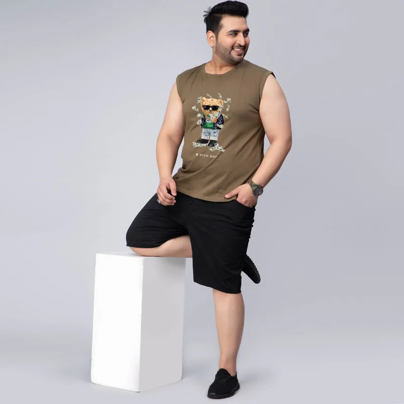 Rich Boy Bear Sleeveless Vest