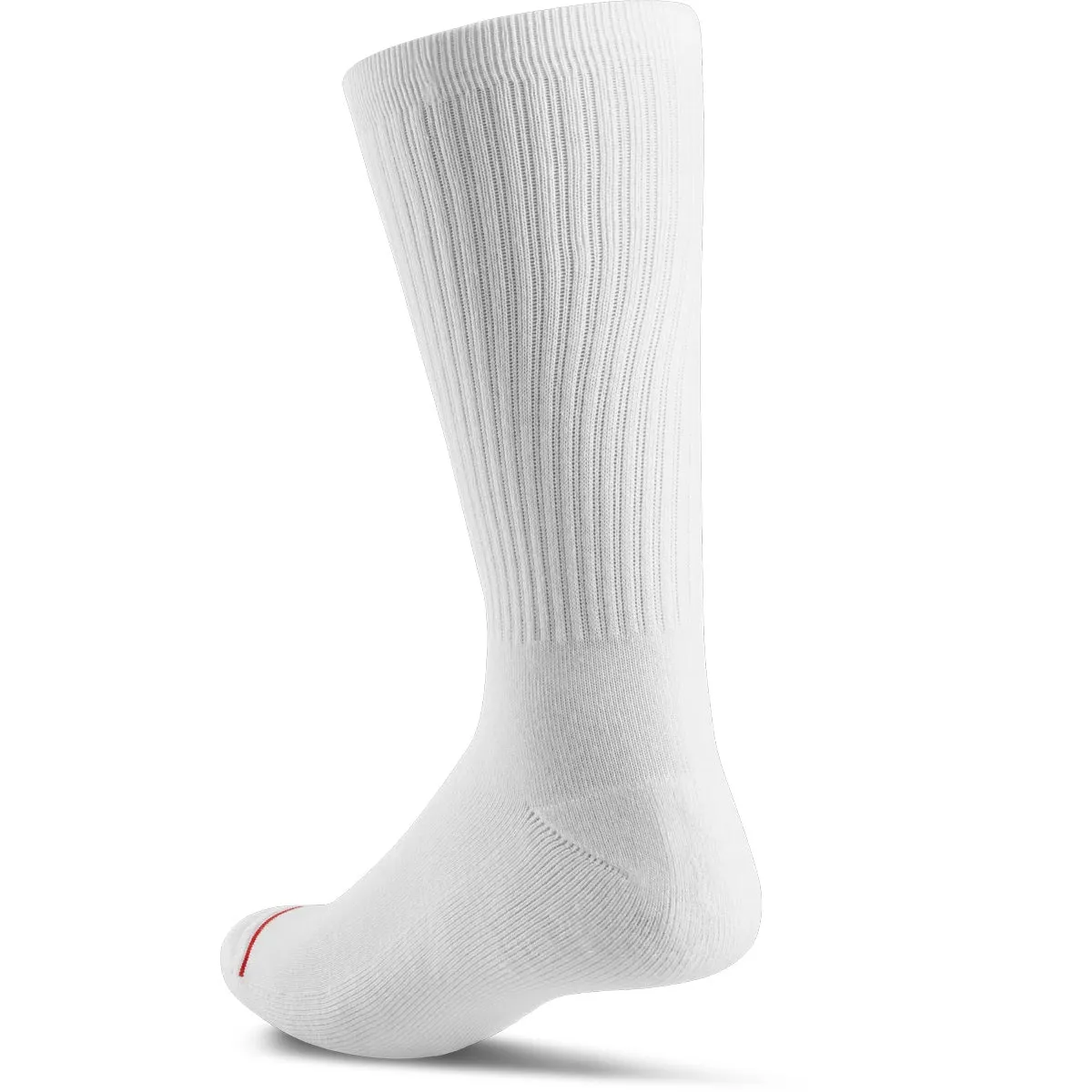 éS Script Crew Socks - White