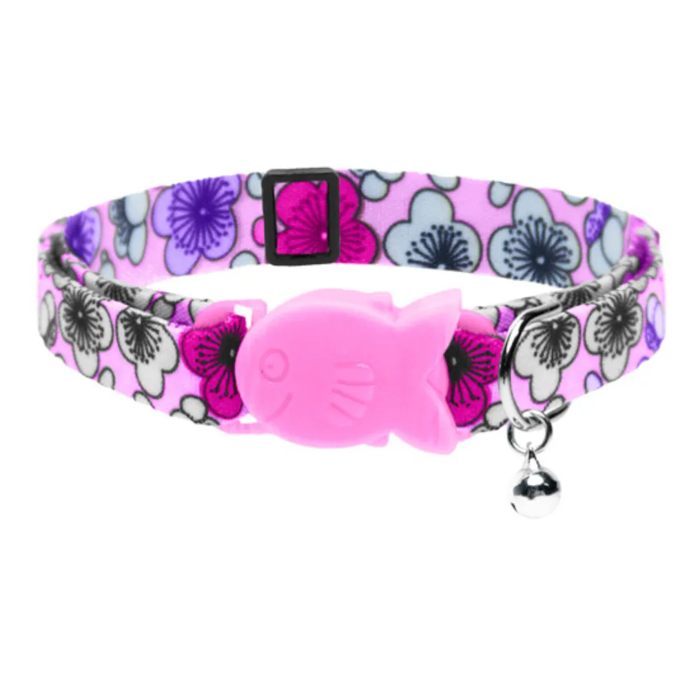 Safety Cat Collar - Flora Print