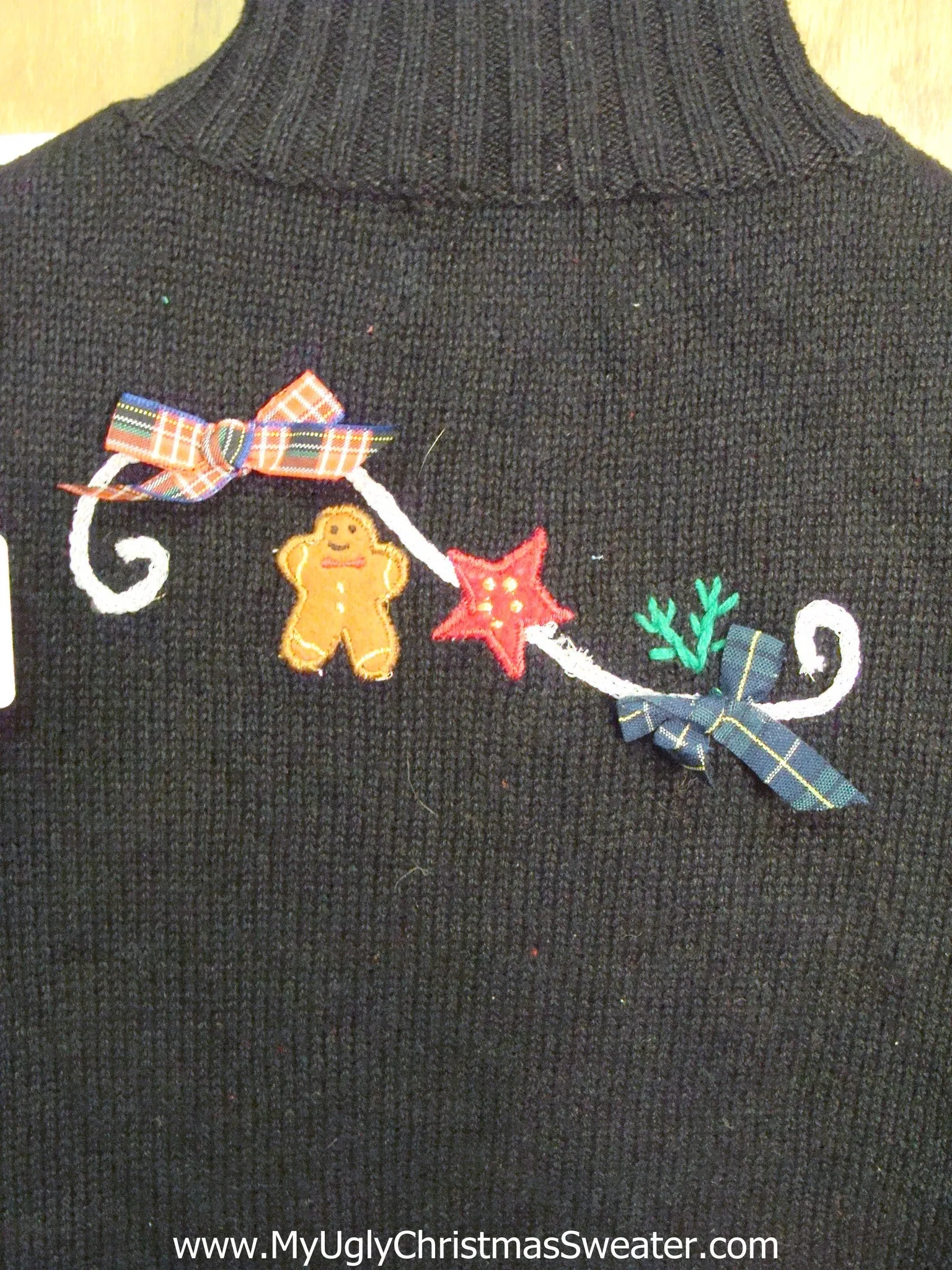 Santas Clothesline Corny Christmas Sweater Vest