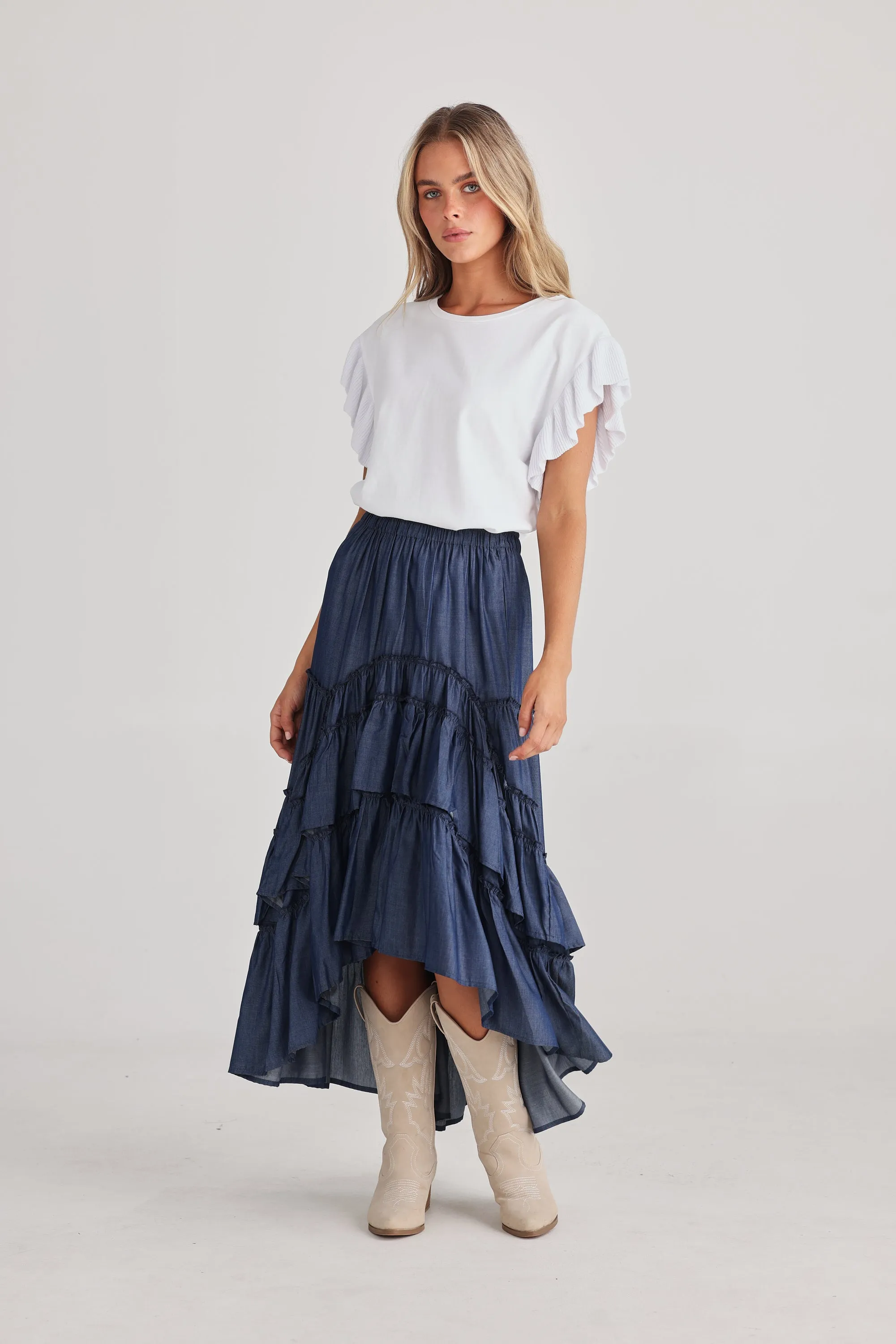 Sassy Skirt - Denim