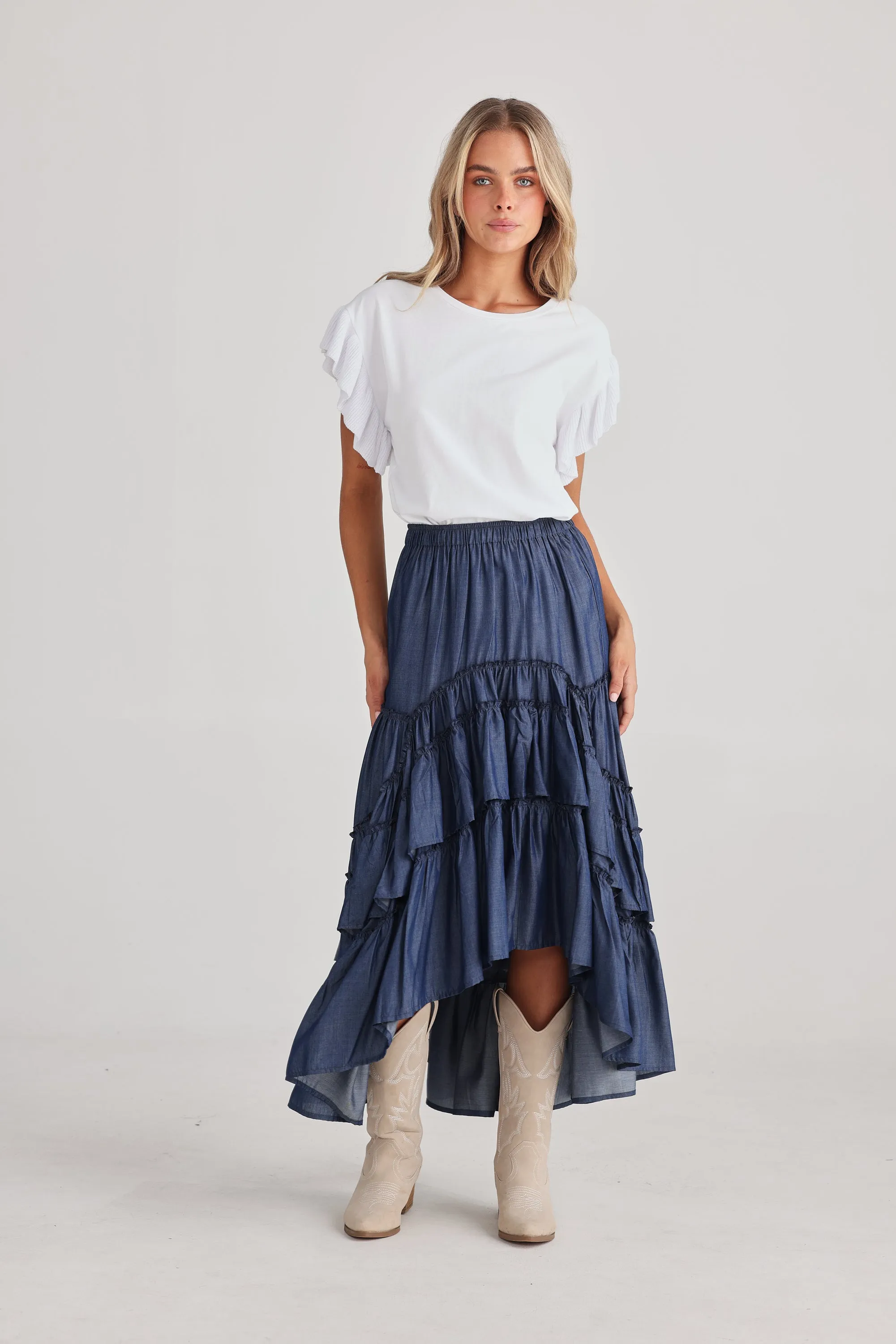 Sassy Skirt - Denim