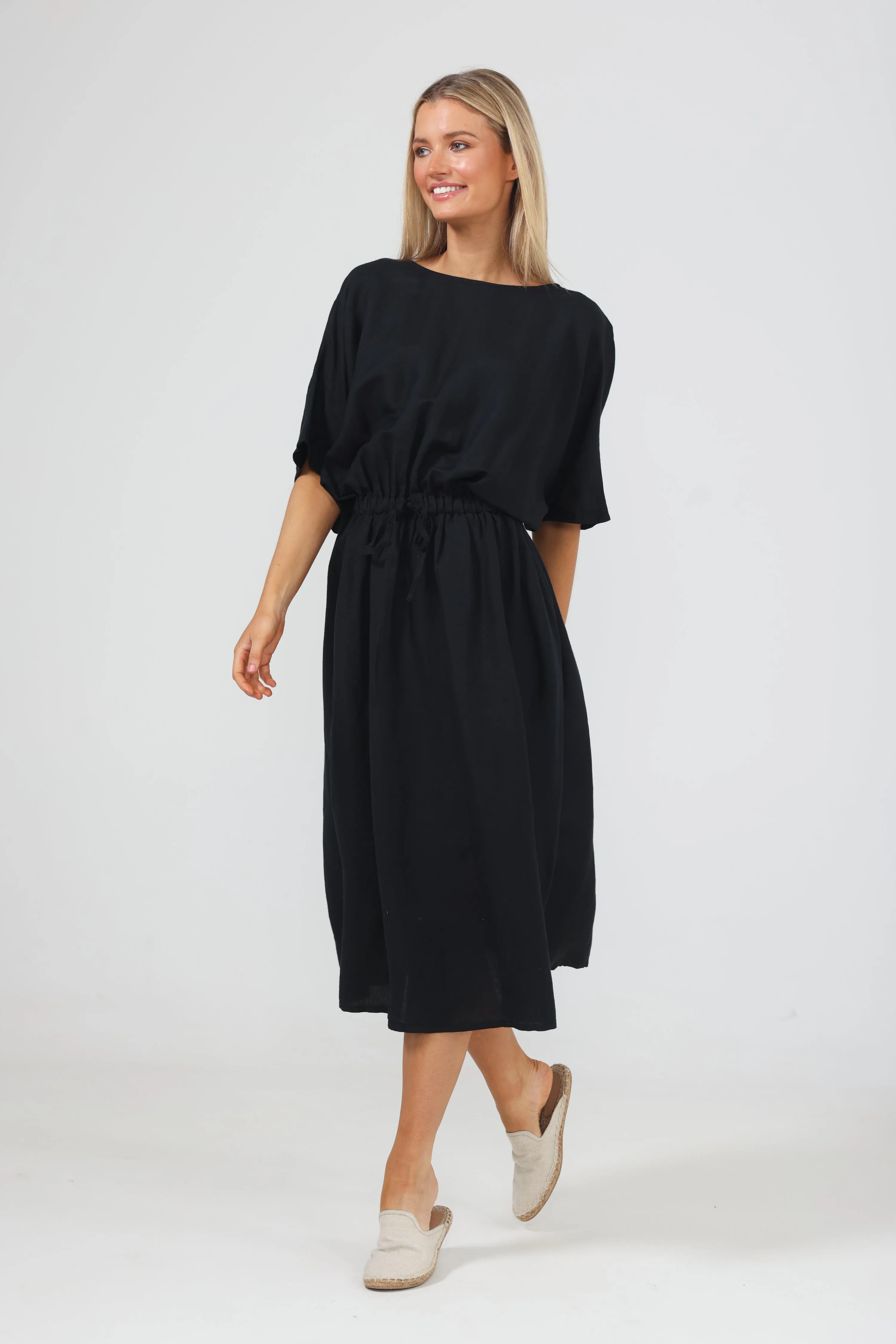 Sicily Dress in Black