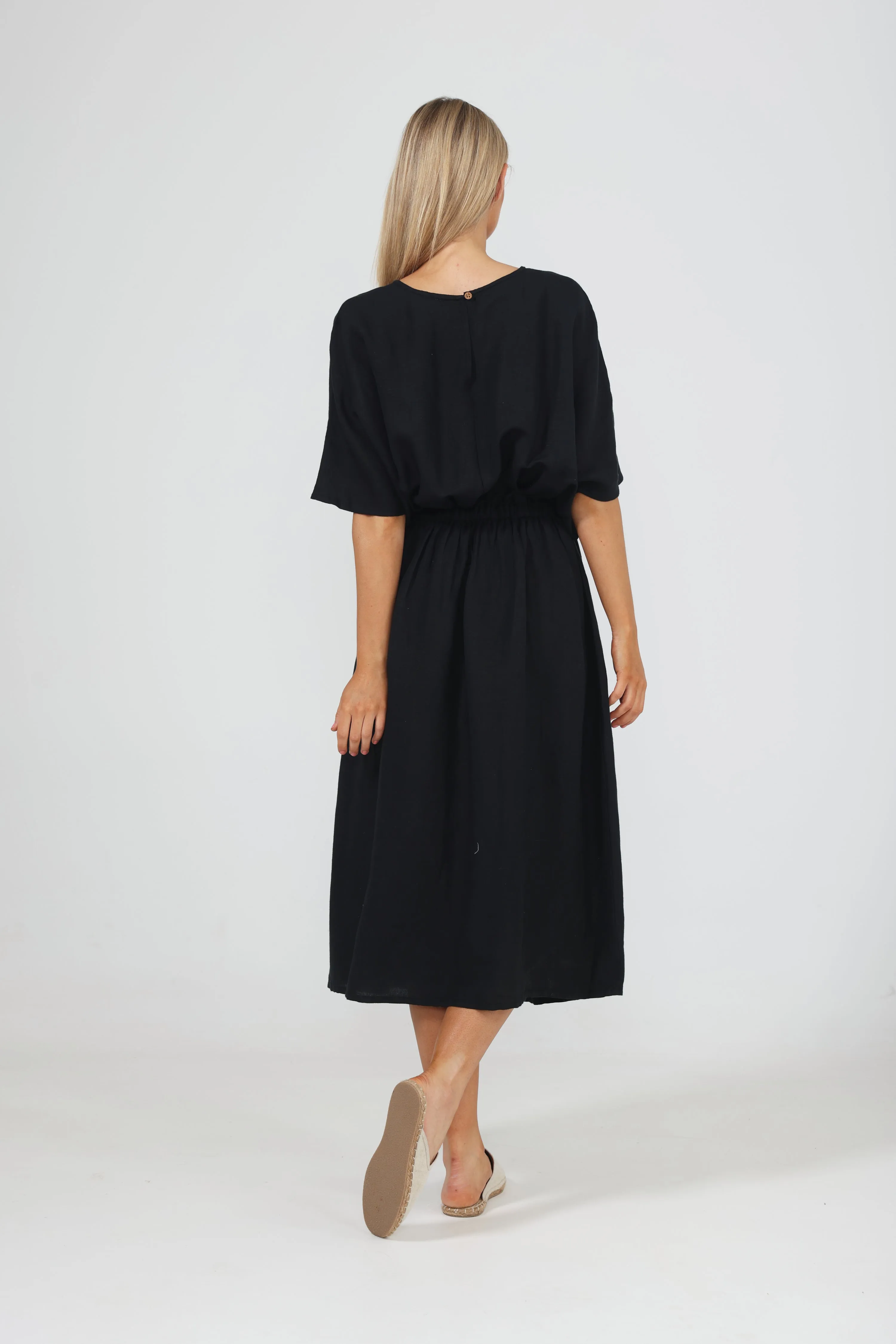 Sicily Dress in Black