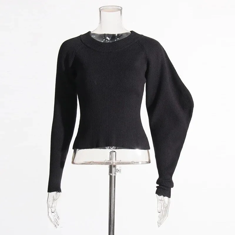 Solid Slimming Knitting Sweaters For Women Turtleneck Long Sleeve Minimalist Temperament Sweater Female Fashion