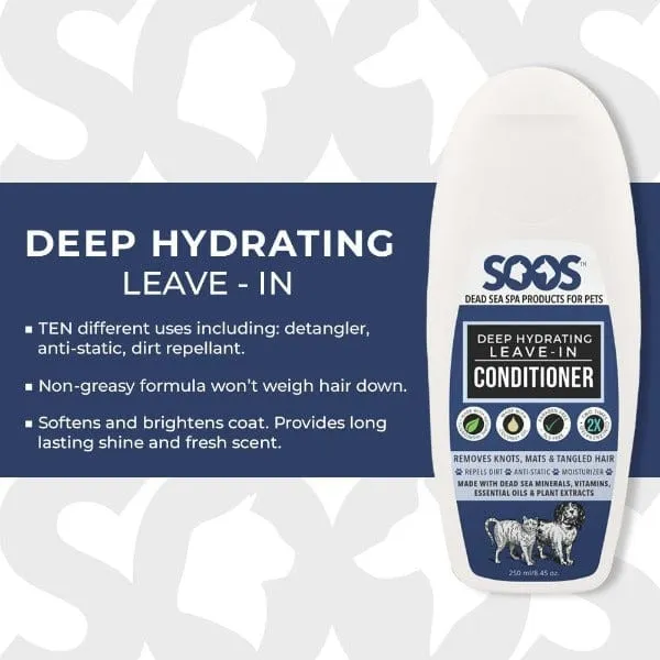 Soos Pets Deep Hydrating Leave-In Pet Conditioner