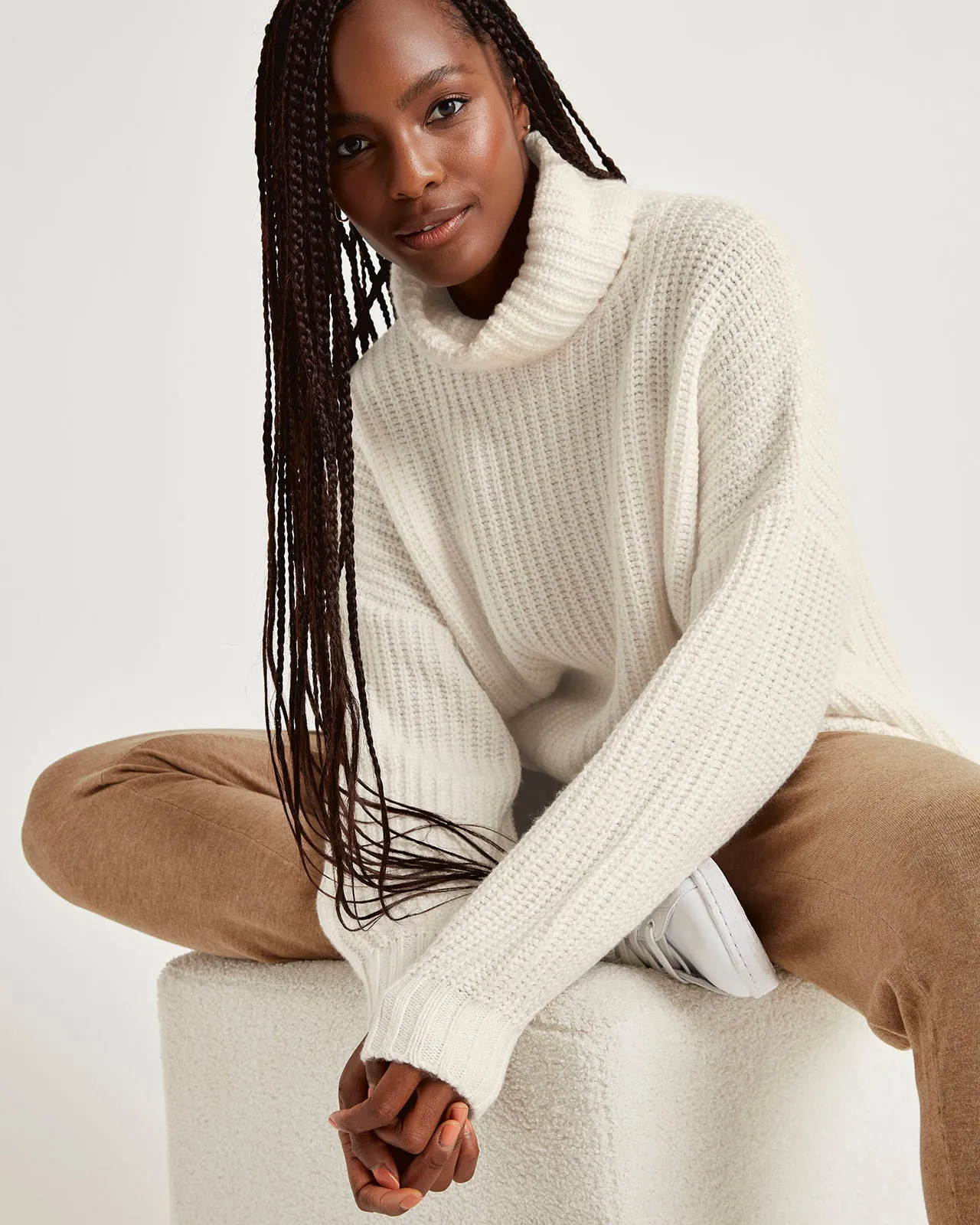 Splendid x Cella Jane Cashblend Turtleneck Sweater