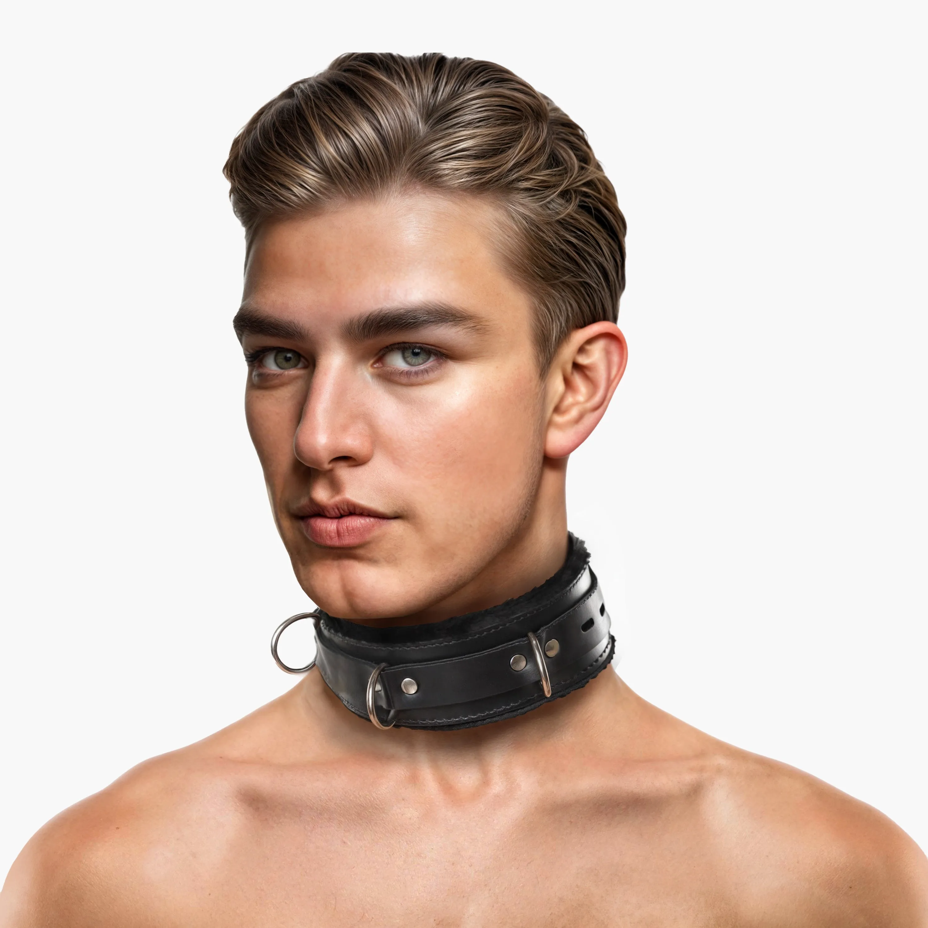 Strict Leather Premium Fur Lined Locking Collar