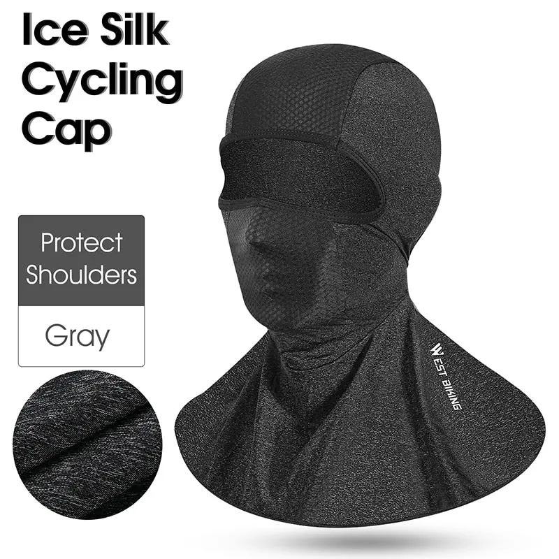 Summer Anti-UV Cycling Cap Hat Ice Silk Men Balaclava Bicycle Outdoor Sport Motorcycle MTB Bike Riding Bandana