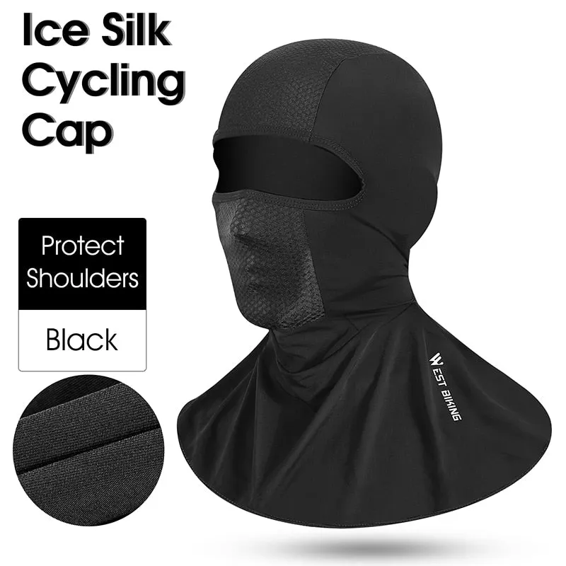 Summer Anti-UV Cycling Cap Hat Ice Silk Men Balaclava Bicycle Outdoor Sport Motorcycle MTB Bike Riding Bandana