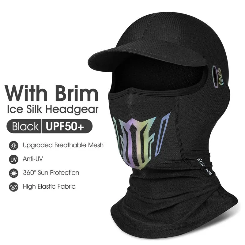 Summer Anti-UV Cycling Cap Hat Ice Silk Men Balaclava Bicycle Outdoor Sport Motorcycle MTB Bike Riding Bandana