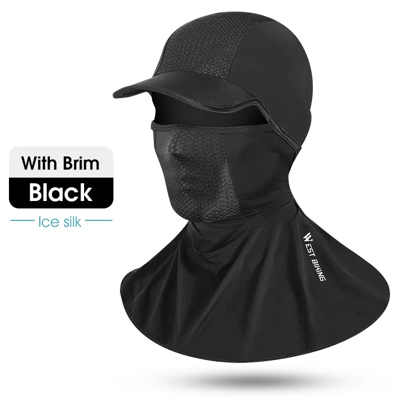 Summer Anti-UV Cycling Cap Hat Ice Silk Men Balaclava Bicycle Outdoor Sport Motorcycle MTB Bike Riding Bandana