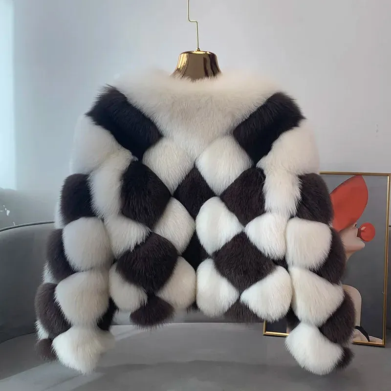 TEEK - Real Checkered Fluff Jacket