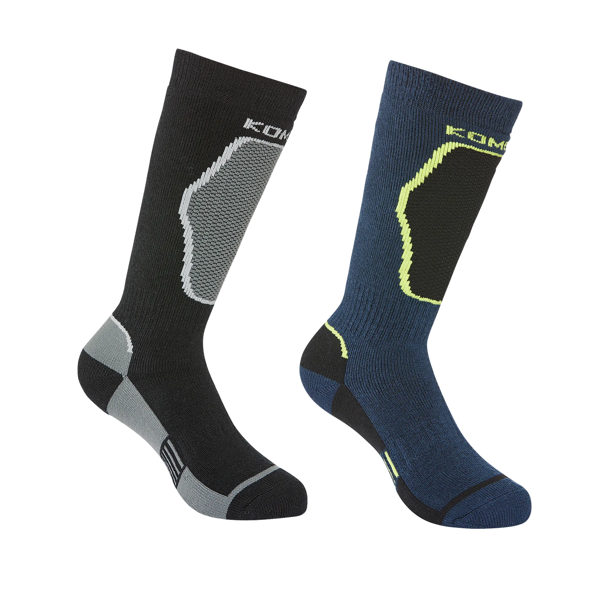 The Brave Midweight Ski Socks Twin Pack- Junior