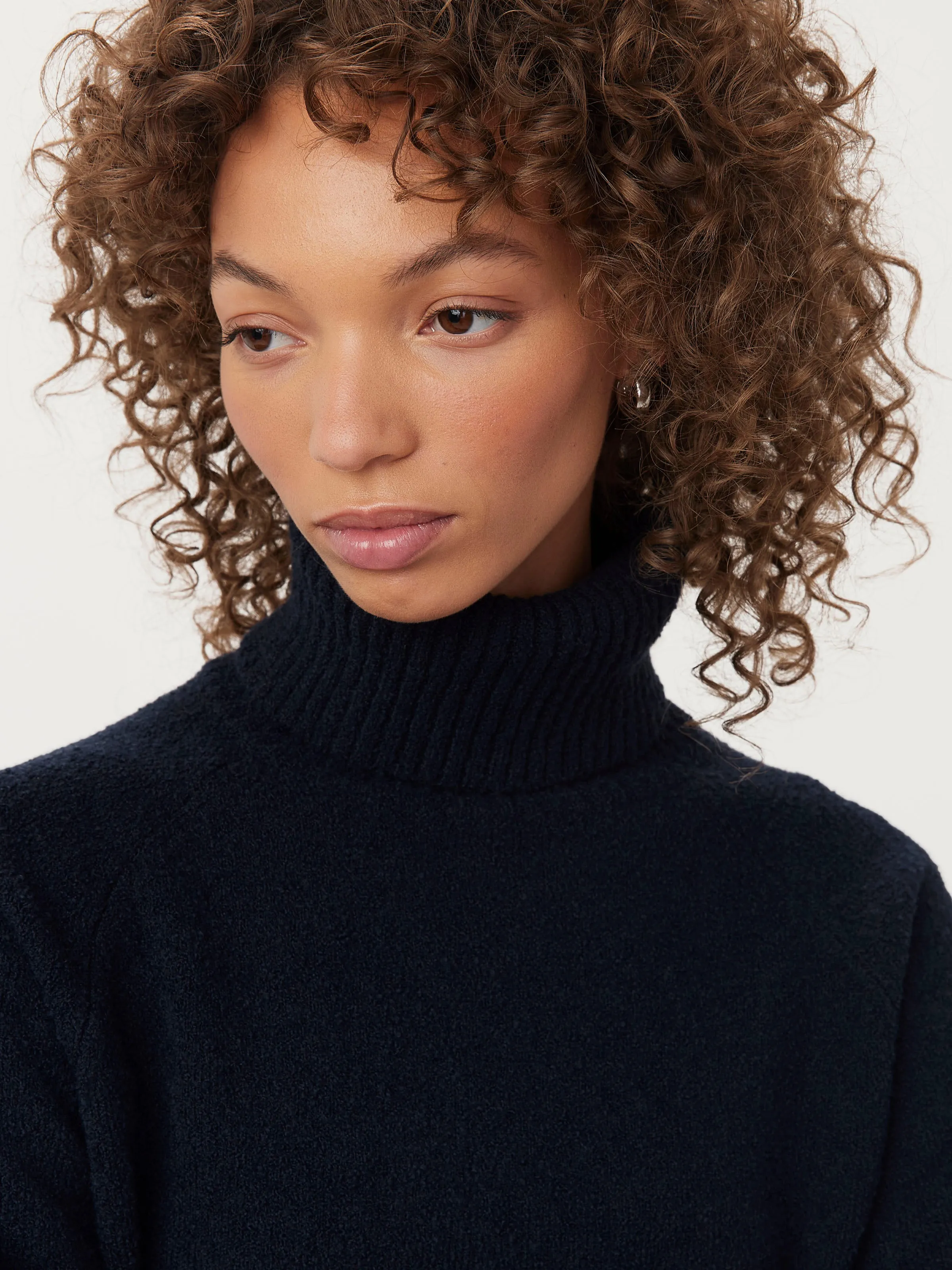 The Seawool® Turtleneck in Space Blue