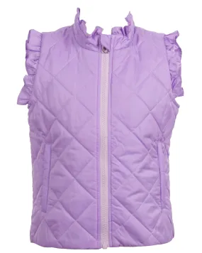 The Yellow Lamb Vera Vest W/Ruffles Lilac 5108