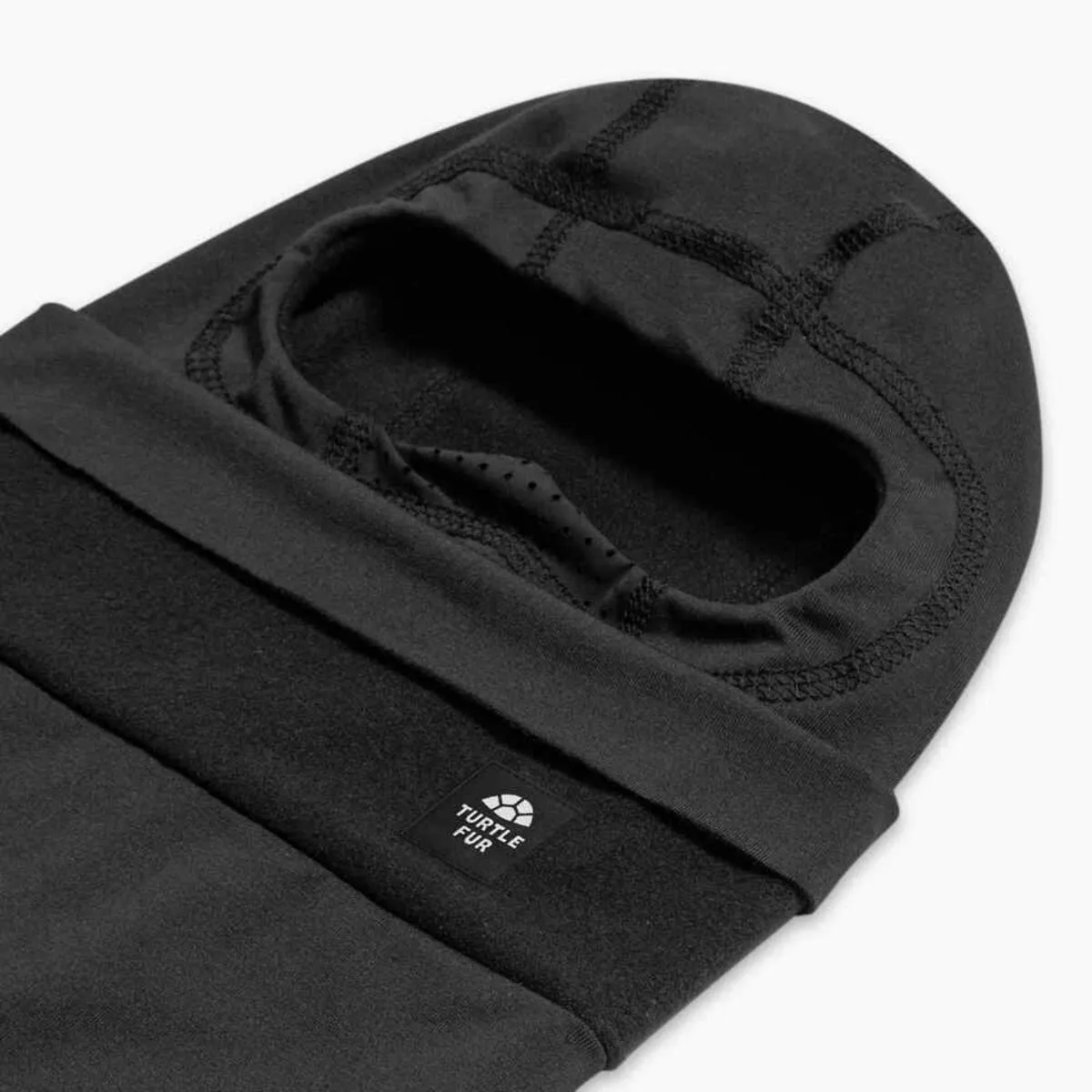 Turtle Fur Comfort Shell Quattroclava with Storm Flap - Black