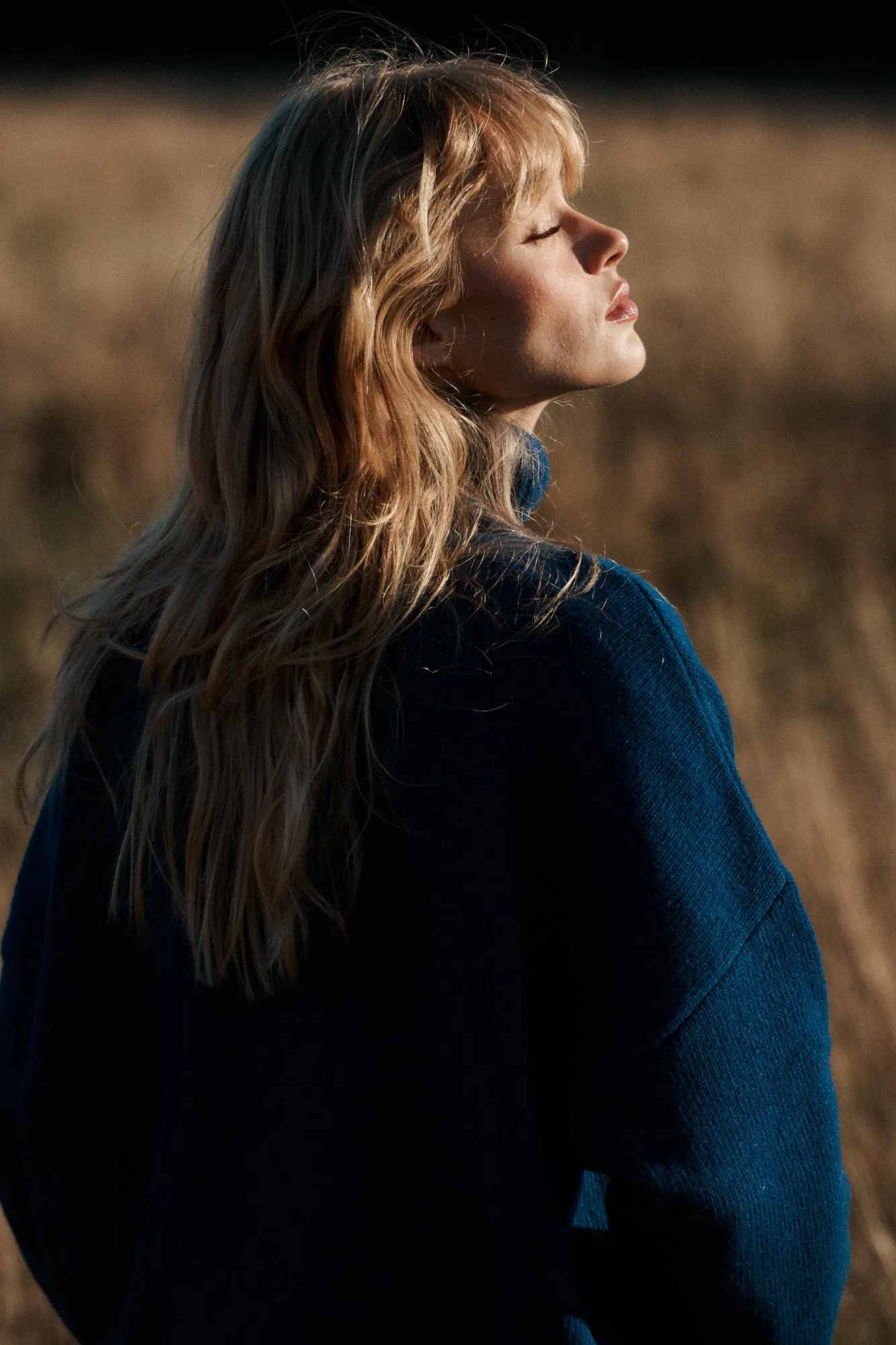 Turtleneck in wool / 16 / 16 / dark indigo