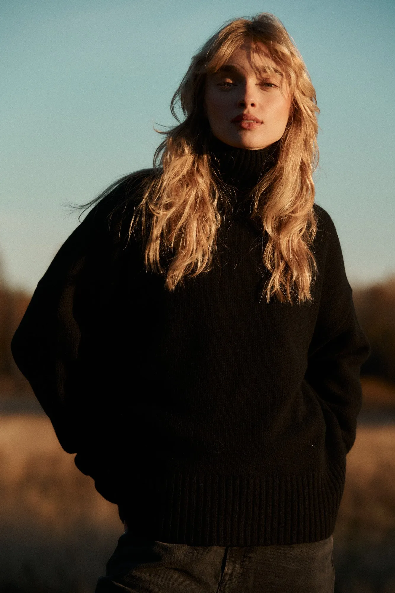 Turtleneck in wool / 16 / 16 / onyx black