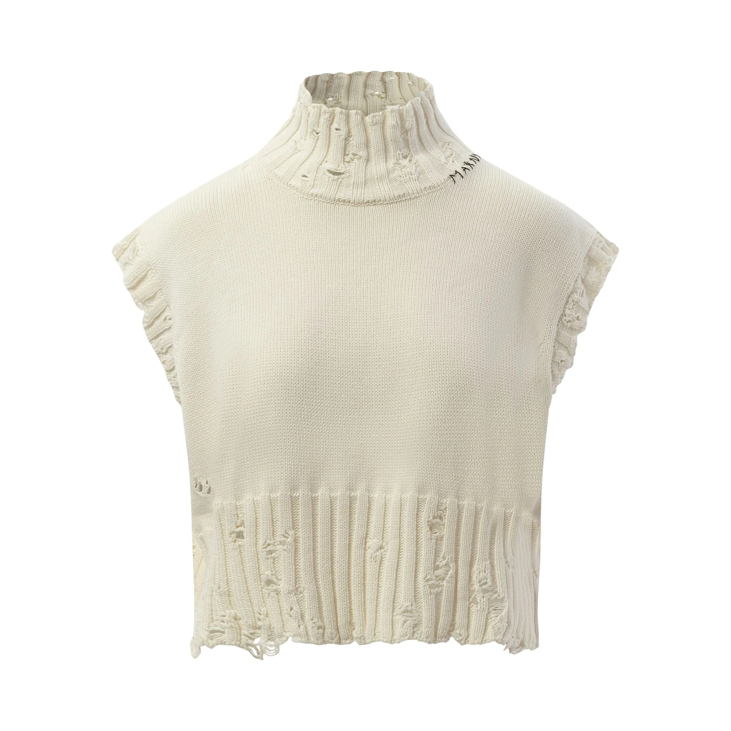 Turtleneck Sweater in Lily White