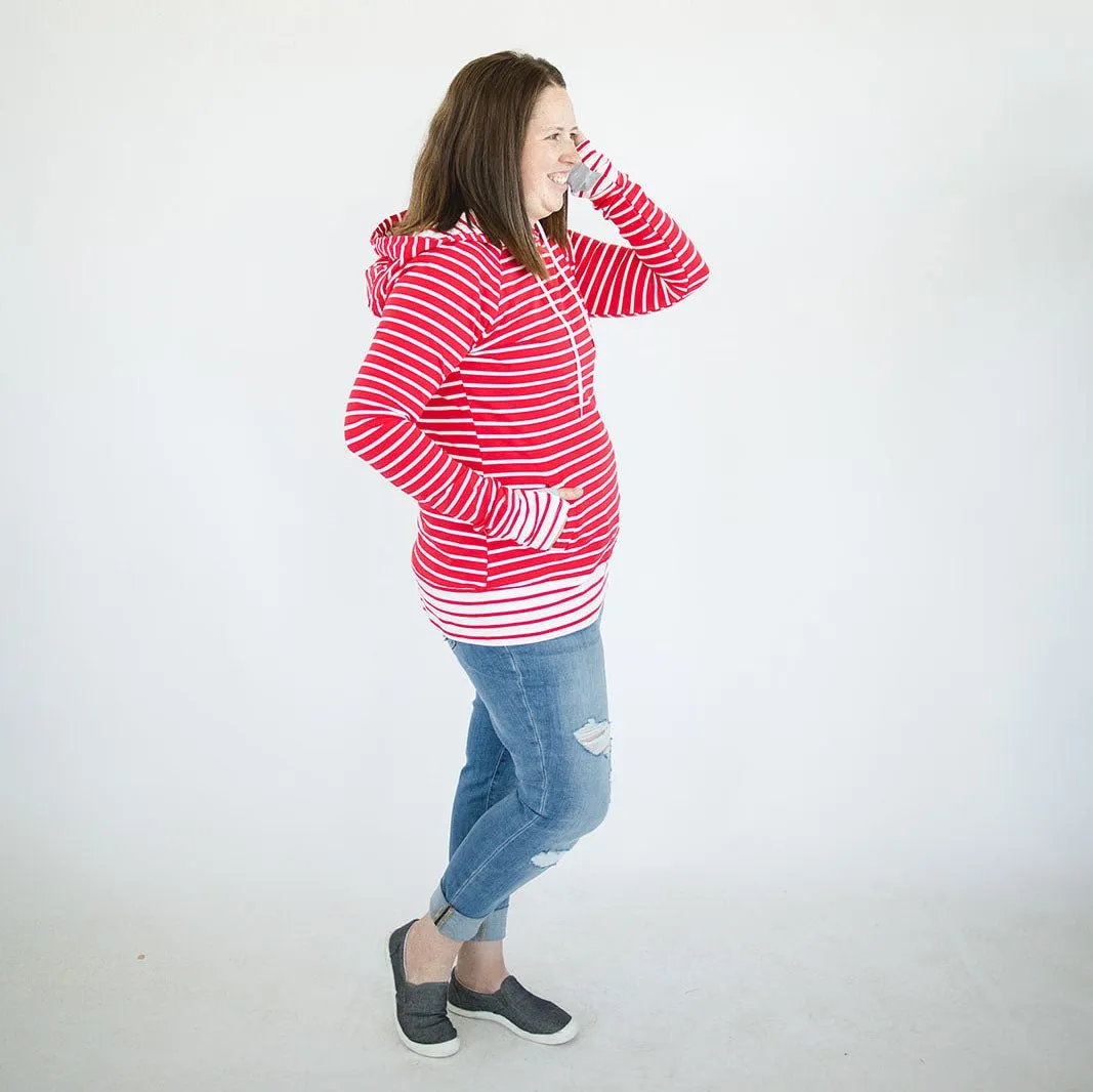 Twisted Peppermint Pullover