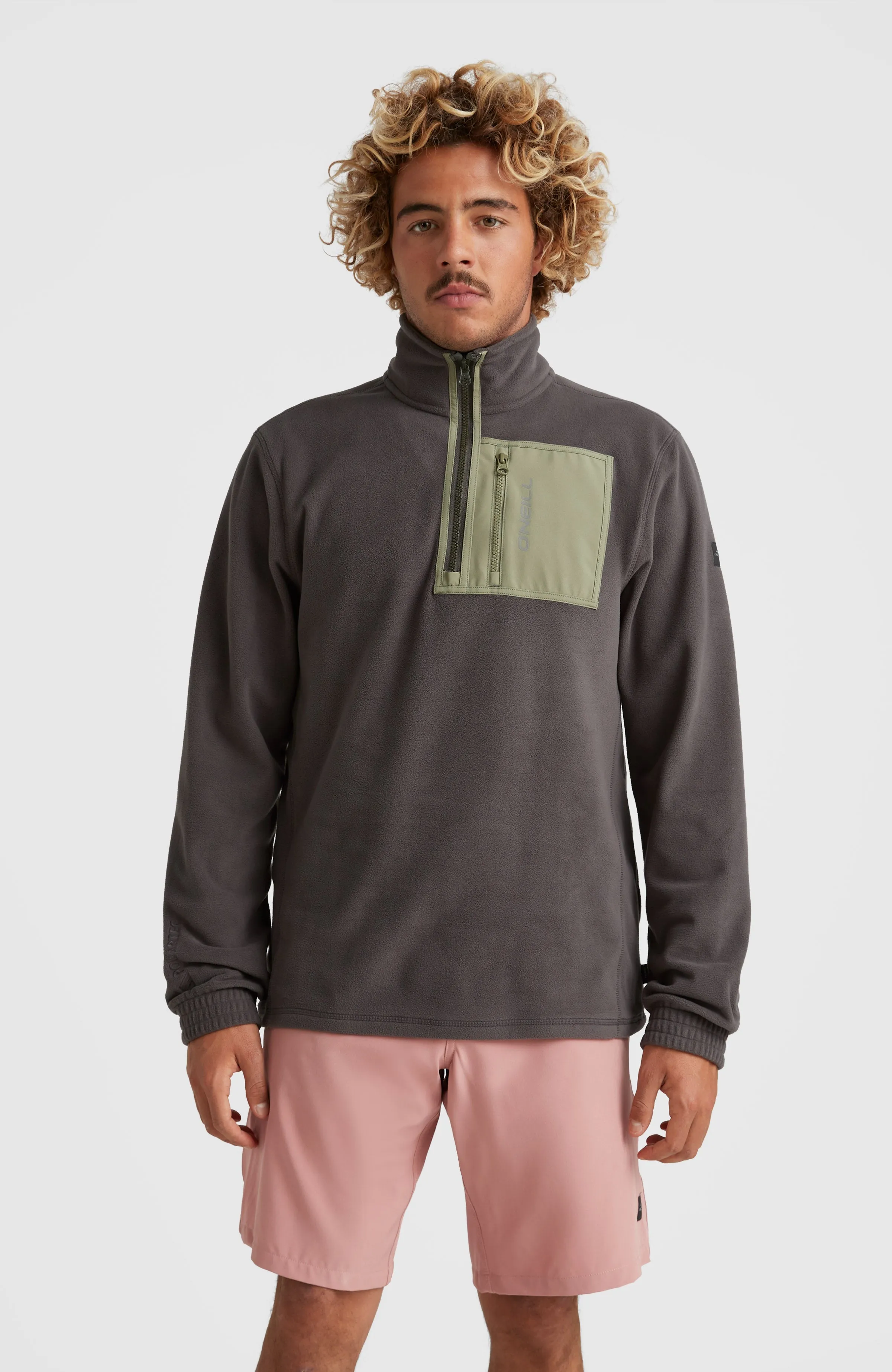 Utility Half Zip Fleece | Raven