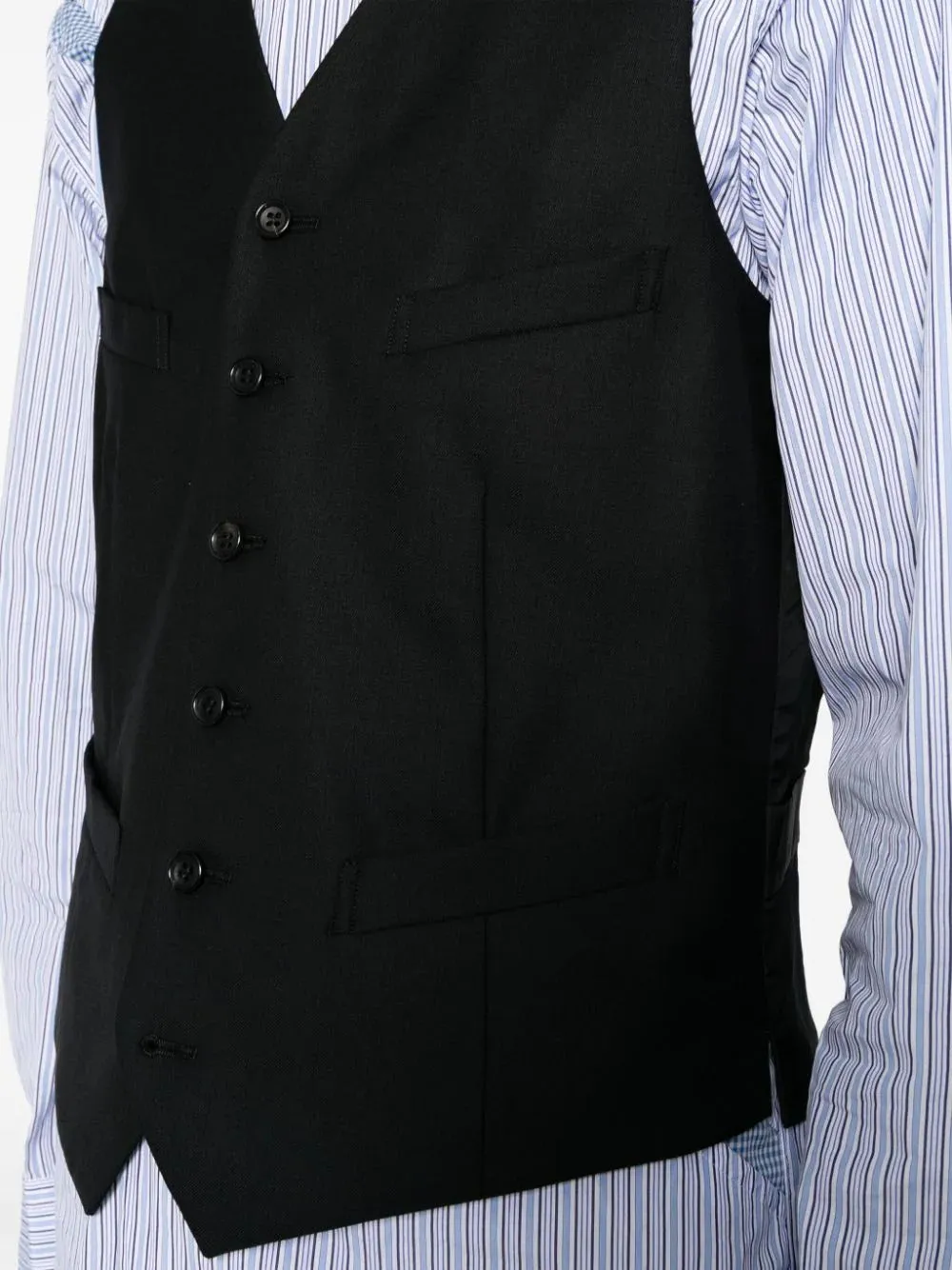 V-Neck Button Vest