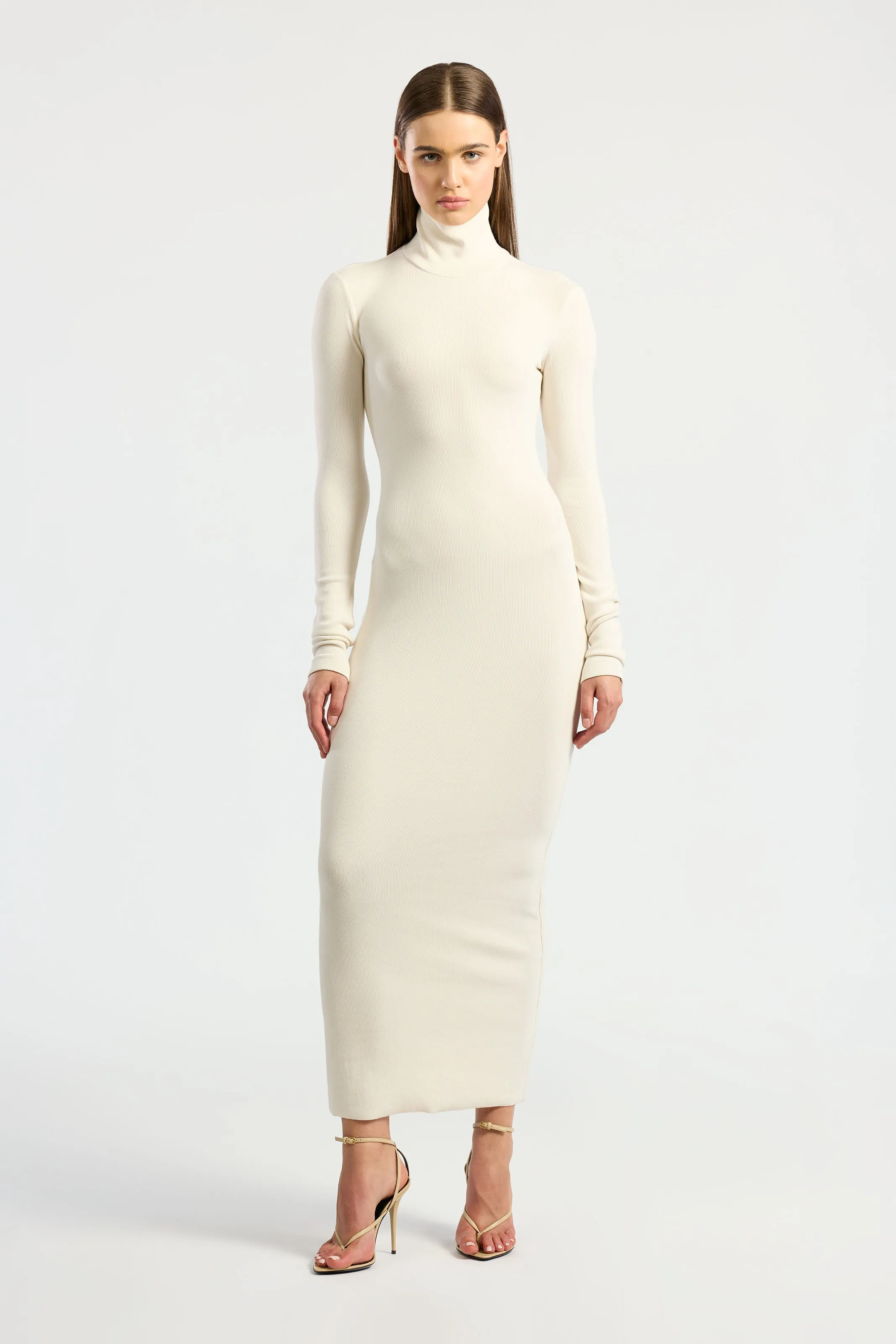 Verona Turtleneck Maxi Dress