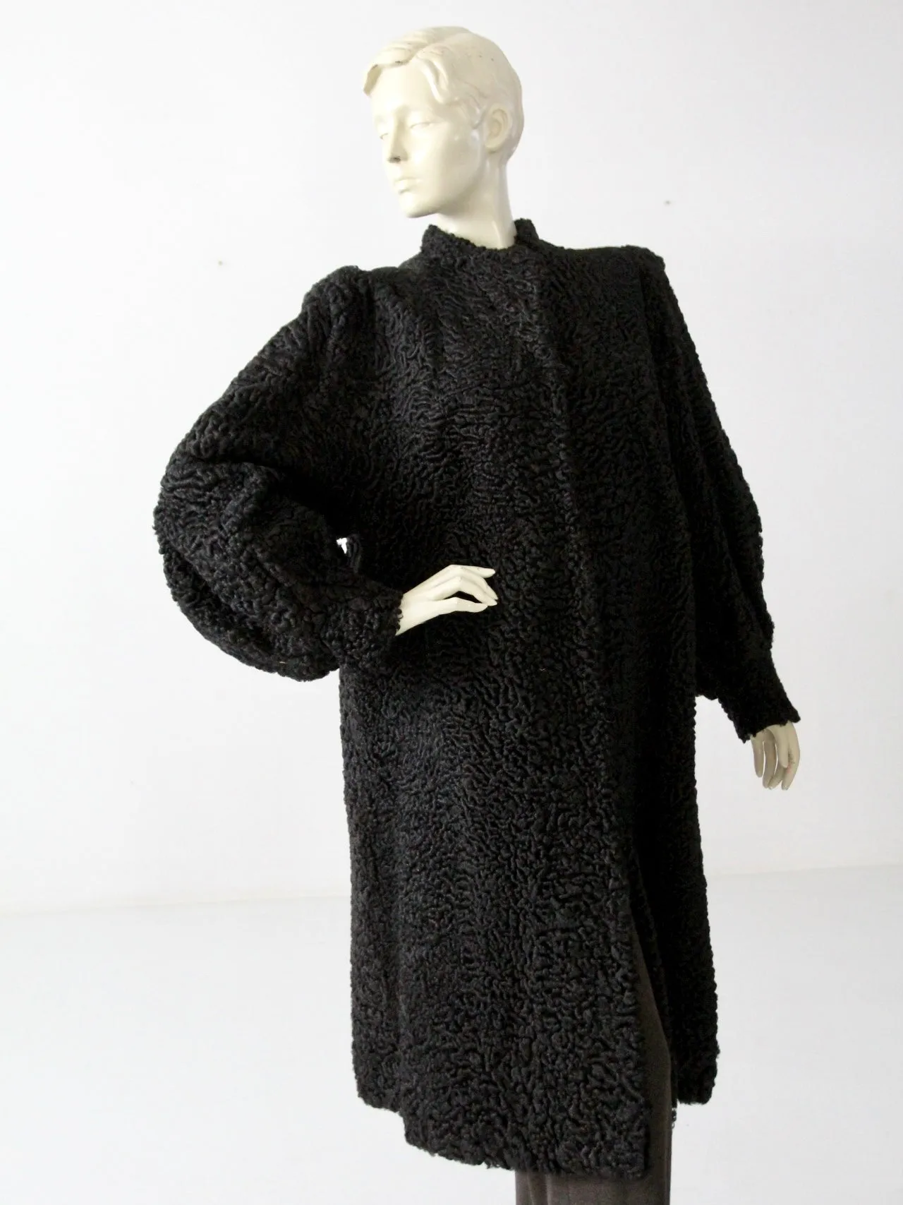 vintage Persian lamb fur coat