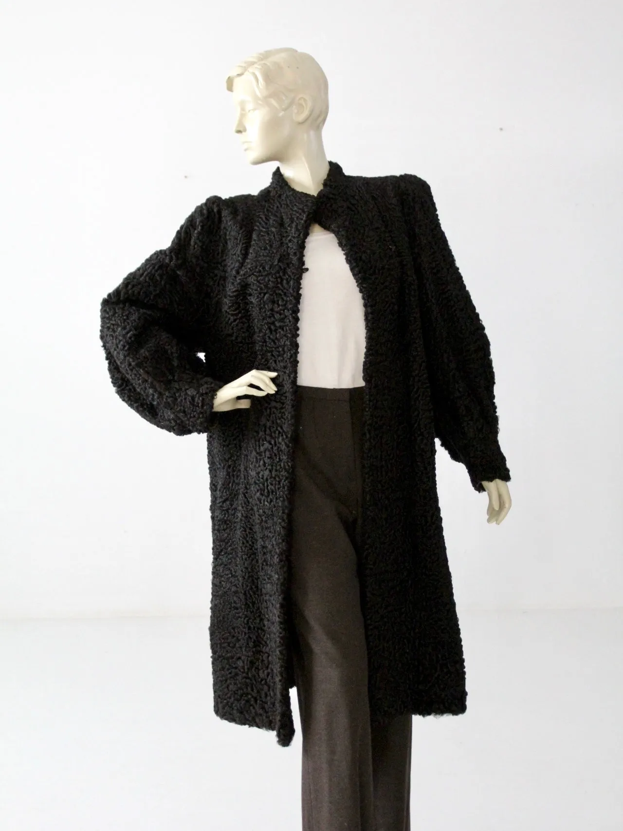 vintage Persian lamb fur coat