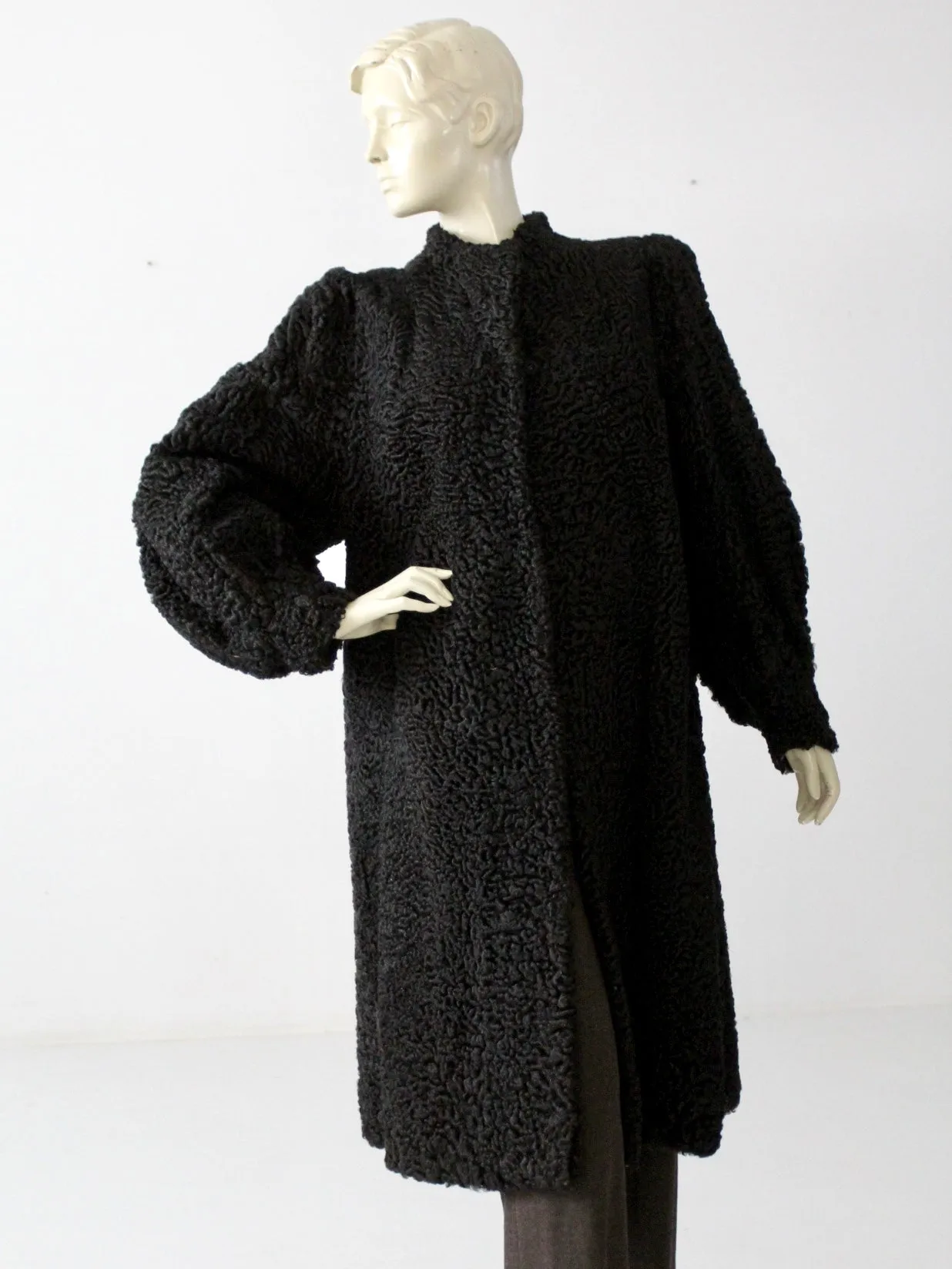 vintage Persian lamb fur coat