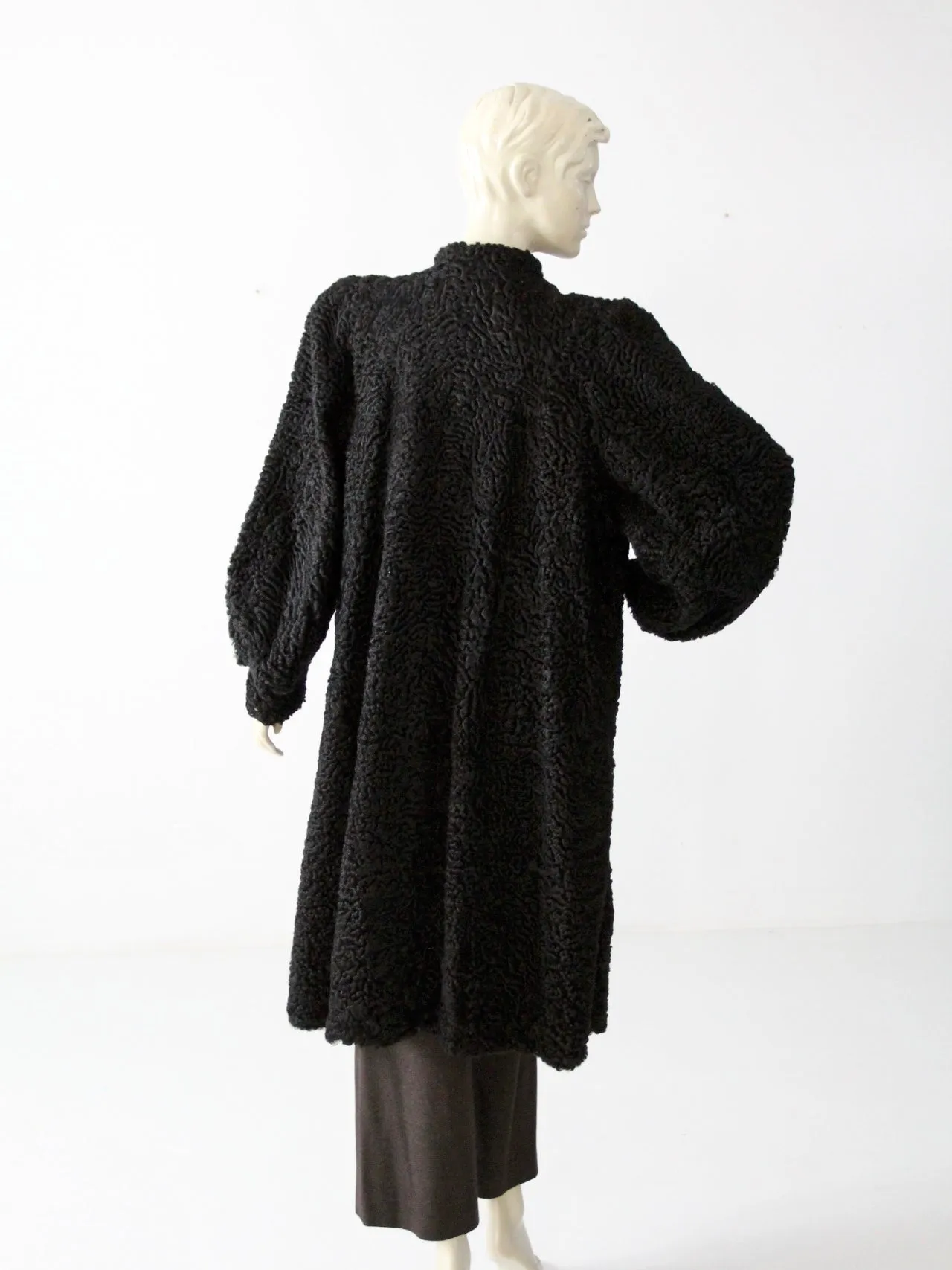 vintage Persian lamb fur coat