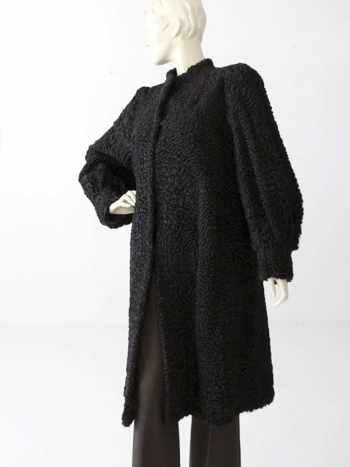 vintage Persian lamb fur coat