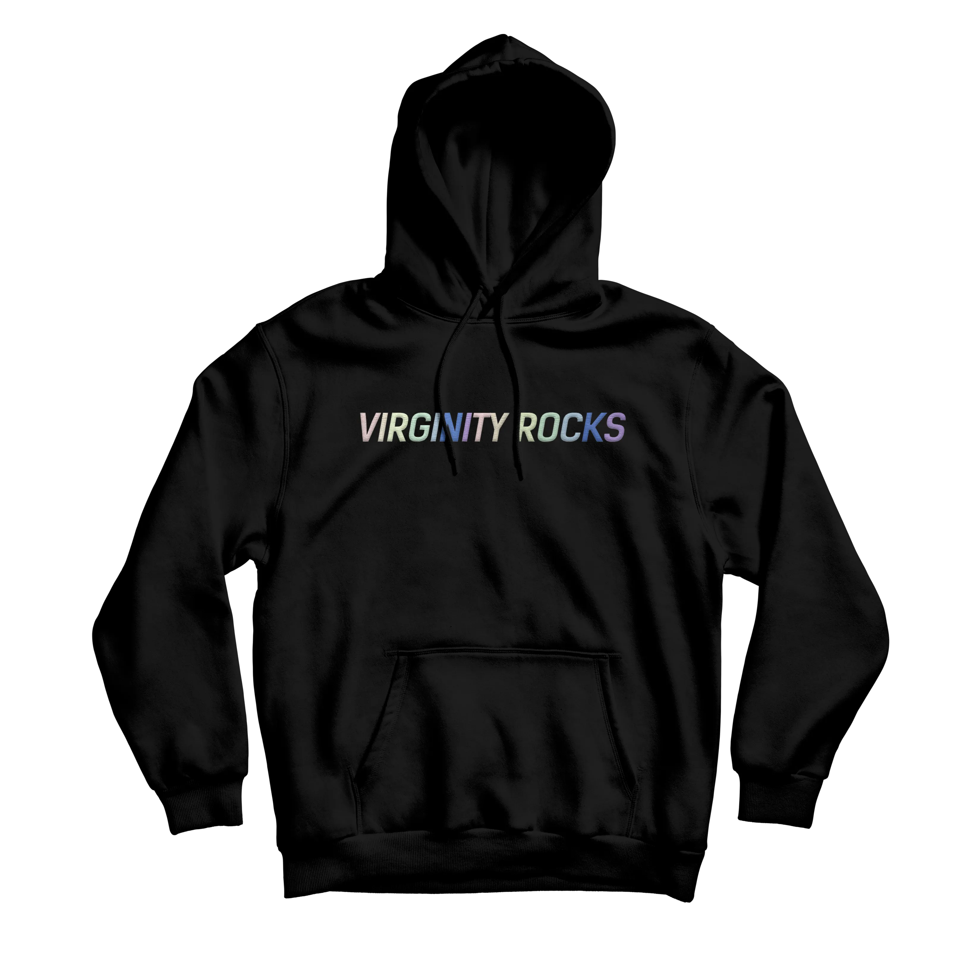 Virginity Rocks Embroidered Pastel Hoodie