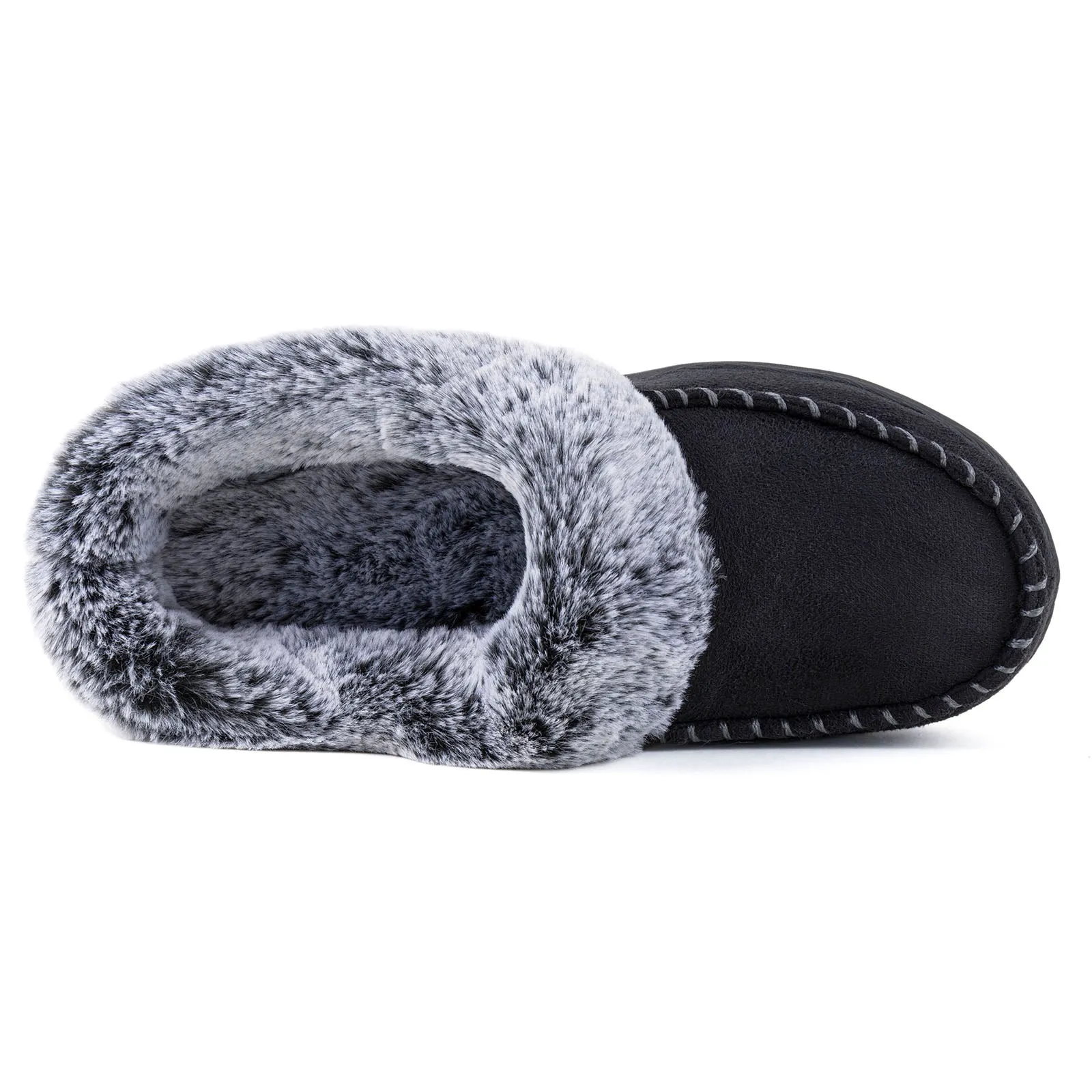 Women's Sarah Faux Fur Collar Clog Slipper