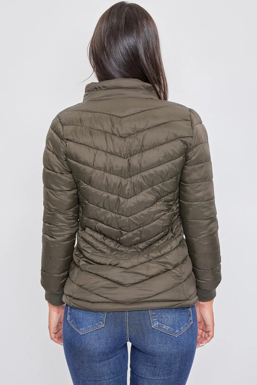 Women's Winter Puffer Lined Shell Jacket