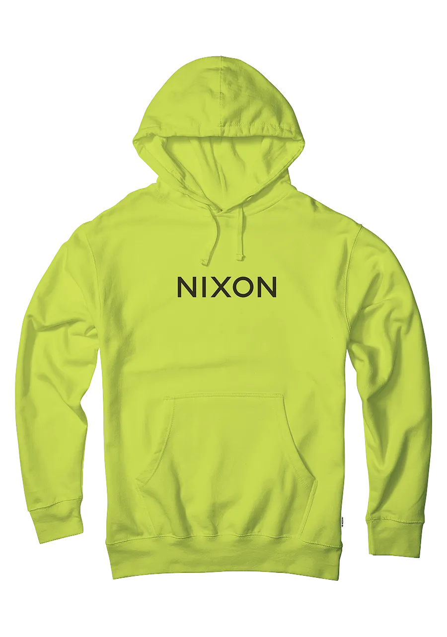 Wordmark Hoodie - Safety Green