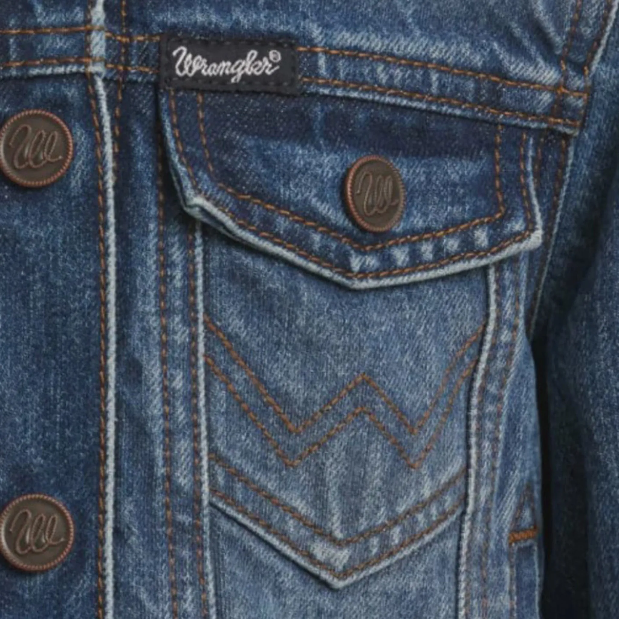 Wrangler Kids Denim Lined Jacket