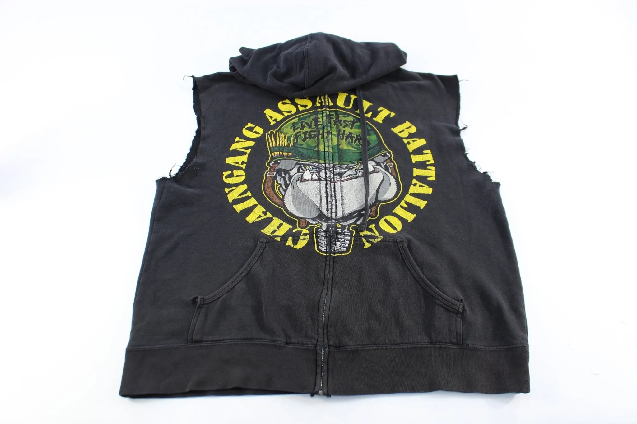 WWE John Cena Regret Nothing Fear Less Zip Up Hoodie Vest