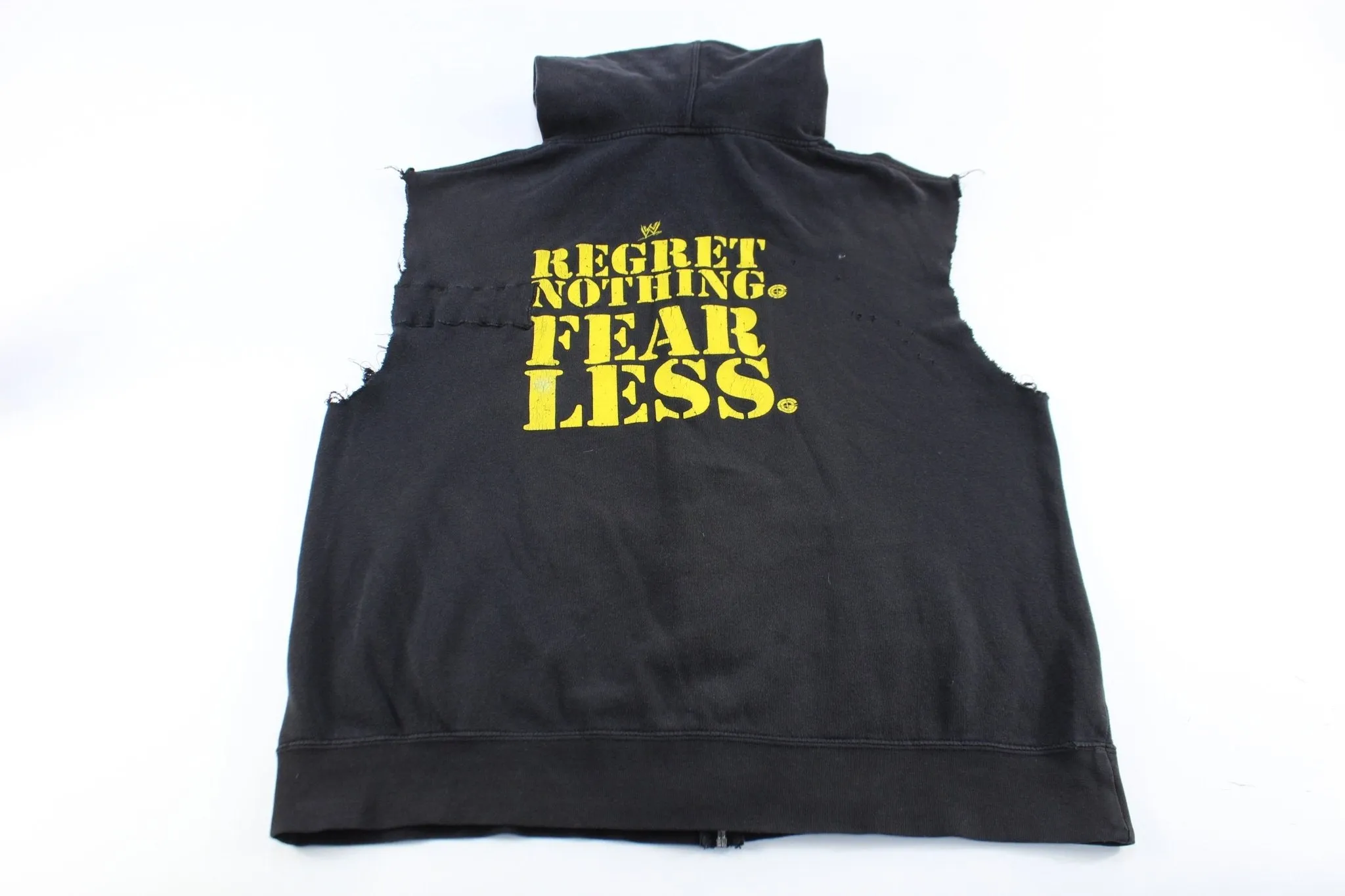 WWE John Cena Regret Nothing Fear Less Zip Up Hoodie Vest